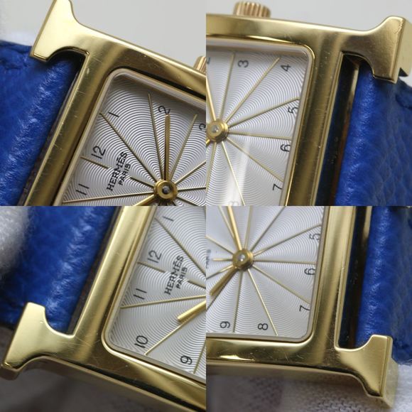 HERMES H Watch HH1.201 GP (Gold Plated) x Epson Ladies 39733 - Picture 5 of 10